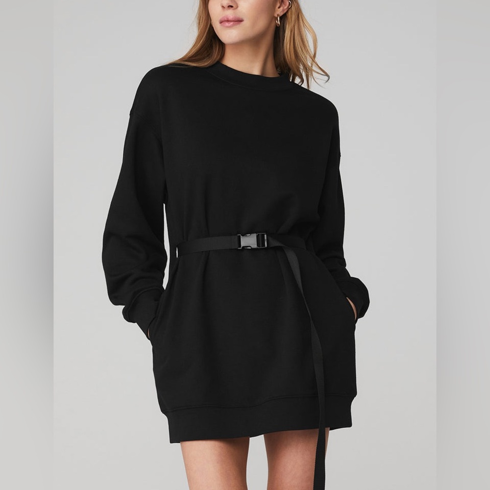 ALO YOGA Cityscape Sweatshirt Dress (NWOT)